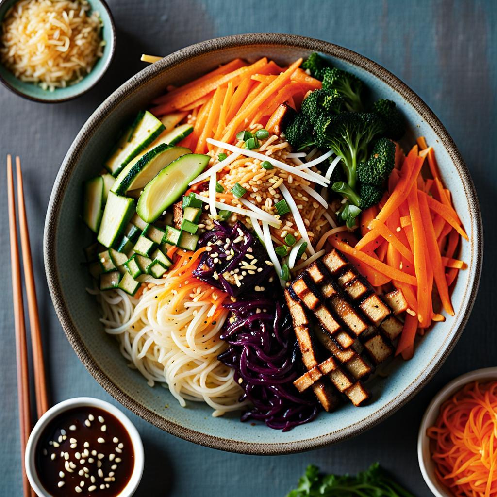 Dive into Flavor: Vegan Korean Bibimbap – A Great Feast